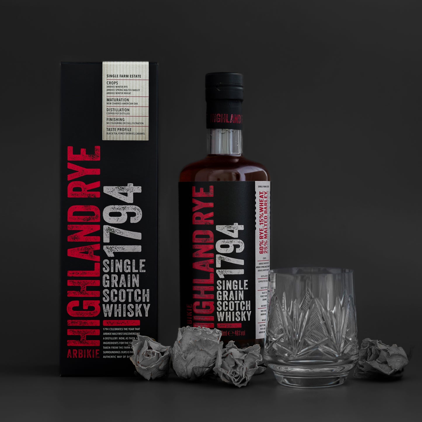 Arbikie Highland Rye 1794 - Single Grain Scotch Whisky (48% vol)