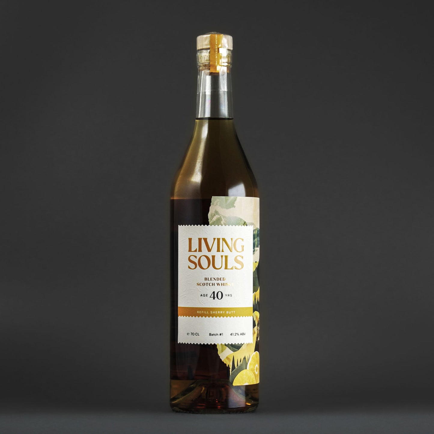 Living Souls 40 Jahre Blended Scotch Whisky – Refill Sherry Butt (41,2% vol)