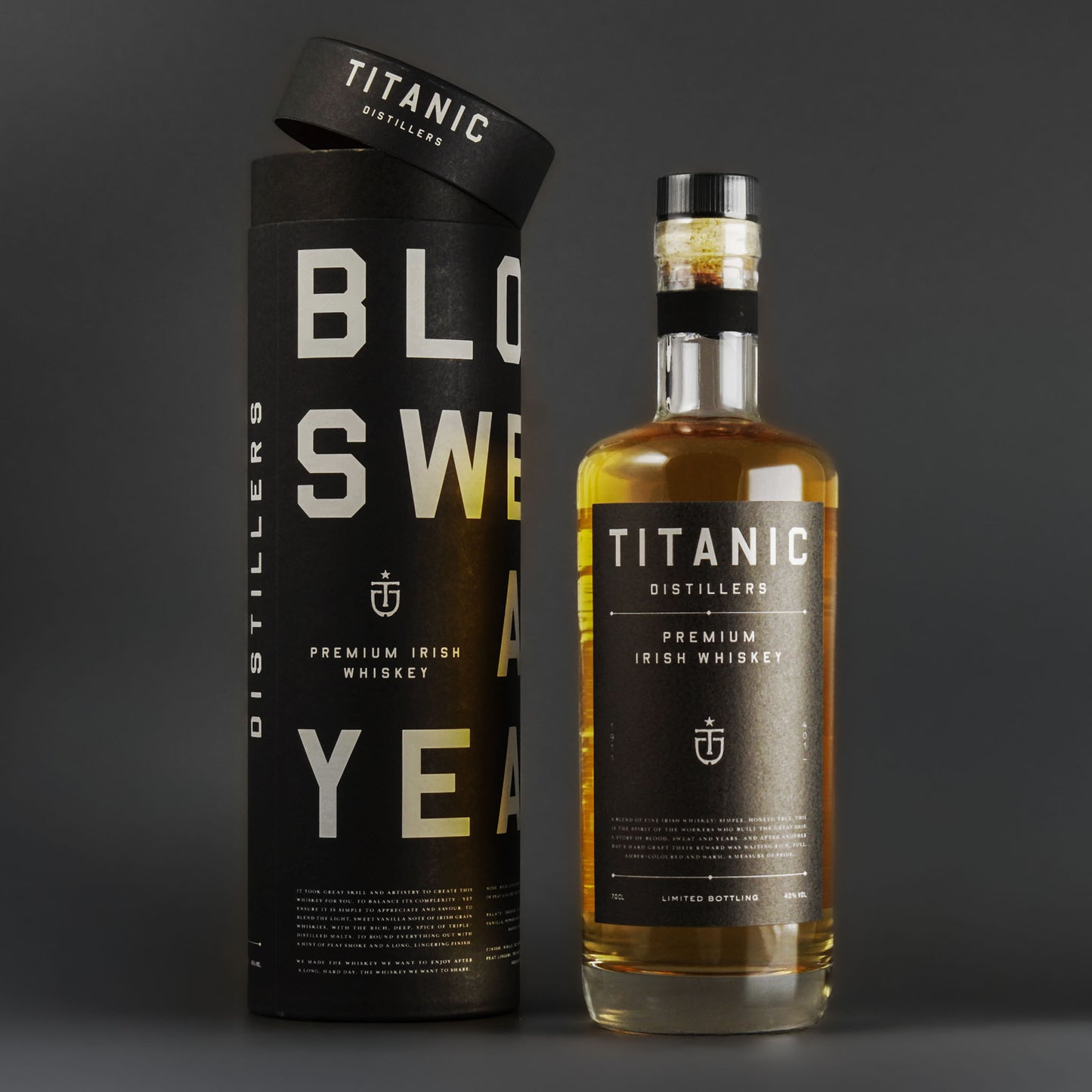 Titanic Distillers Premium Irish Whiskey in TUBE - 40 % vol