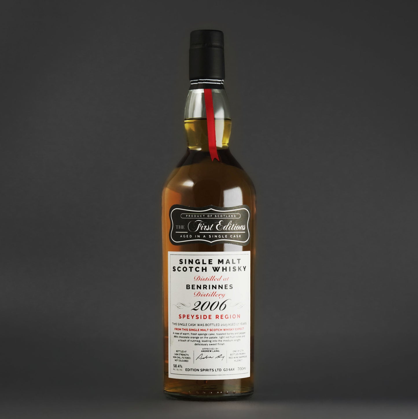 Benrinnes 17 Jahre First Editions – Wine Finish (58,4% vol)
